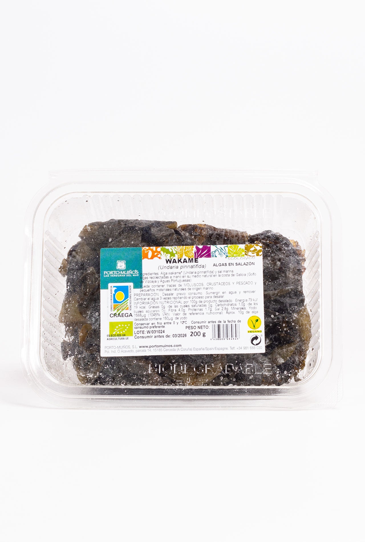 alga kombu fresca en sal